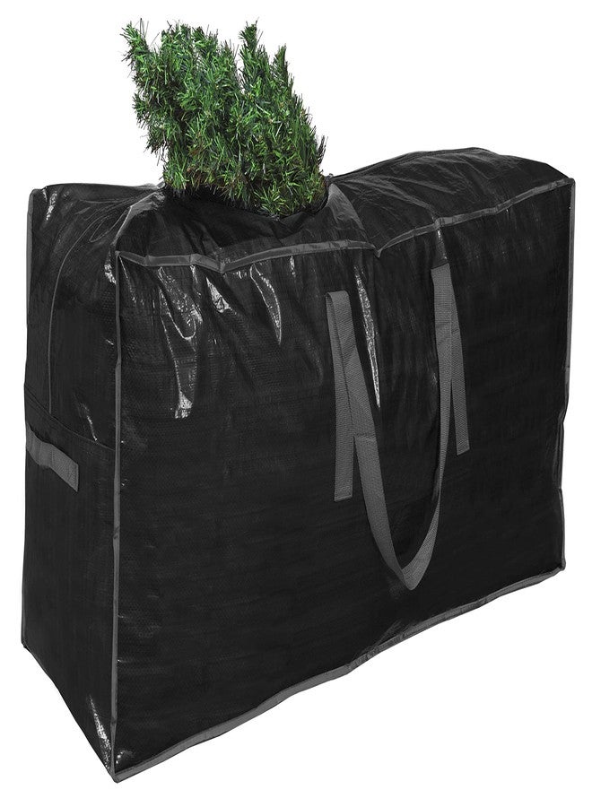 Primode Christmas Tree Storage Bag | Fits Up to 9 Ft. Tall Disassembled Tree I 65"x15"x30" Holiday Tree Storage Case | Protective Zippered Artificial Xmas Tree Bag (9ft, Black) - Image 1